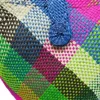 Bolso artesanal multicolor tejido a mano en palma de iraca por artesanas colombianas