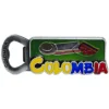 Imán Destapador Colombia con Ilustraciones de Sombrero y Bolso Típico
